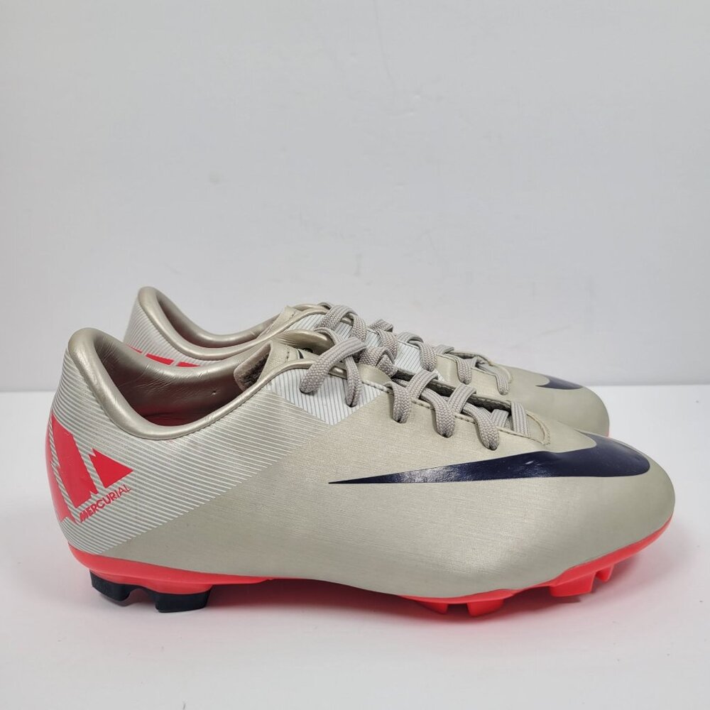 Nike Jr Mercurial Victory ll FG Gray Cleats 442008 051 US Size 2Y
